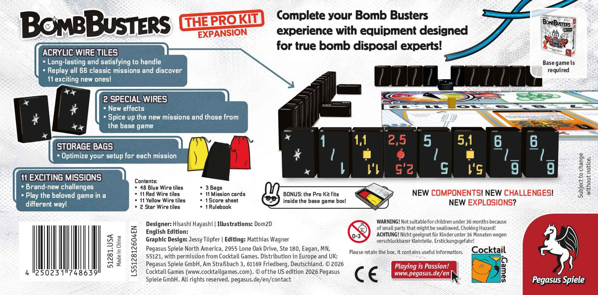 Bomb Buster: Pro Kit Expansion, English