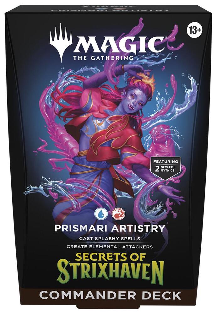 Magic The Gathering Strixhaven Commander Deck - Prismari Artistry, English Edition