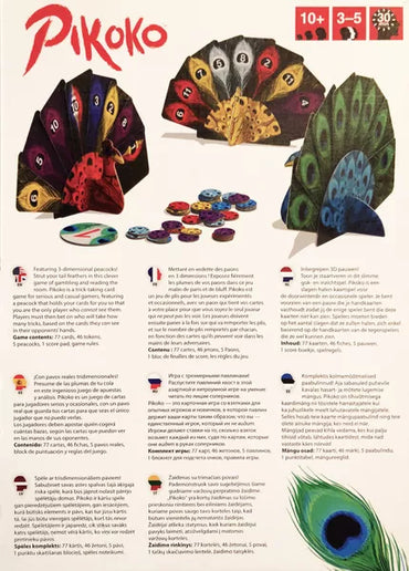 Piko Piko, Edição em Portugûes e Espanhol