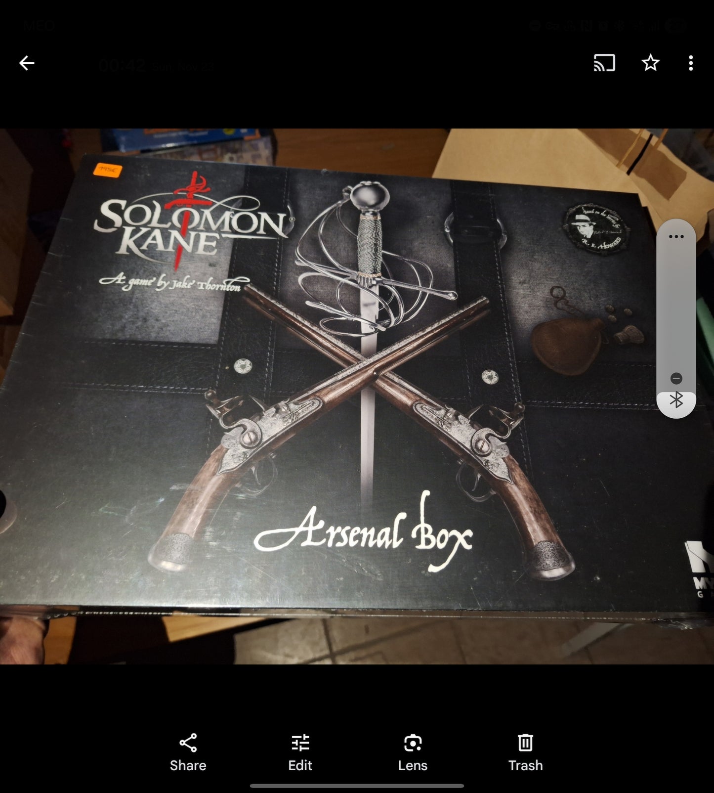 Salomon Kane Kickstarter (circa 2022), English Board Game