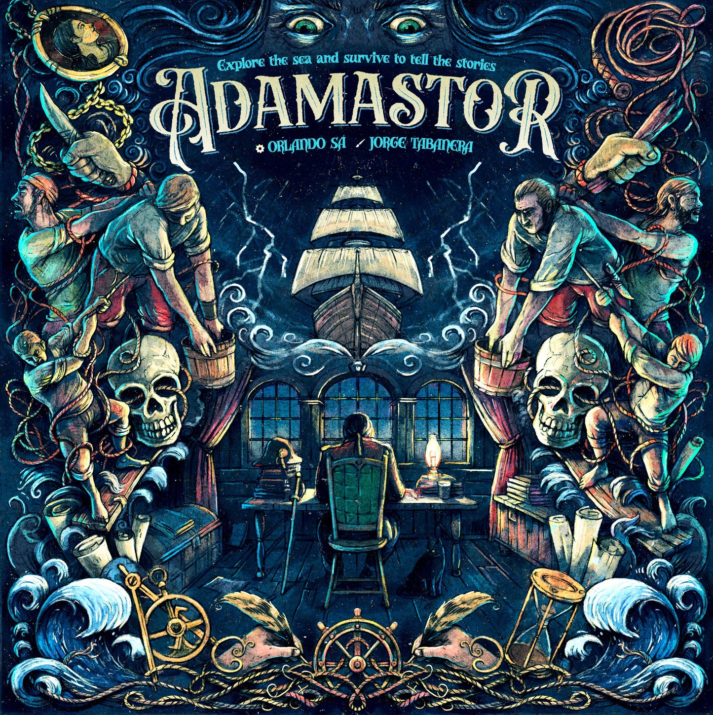 Adamastor Jogo de Tabuleiro por Orlando Sá, Edição em Inglês