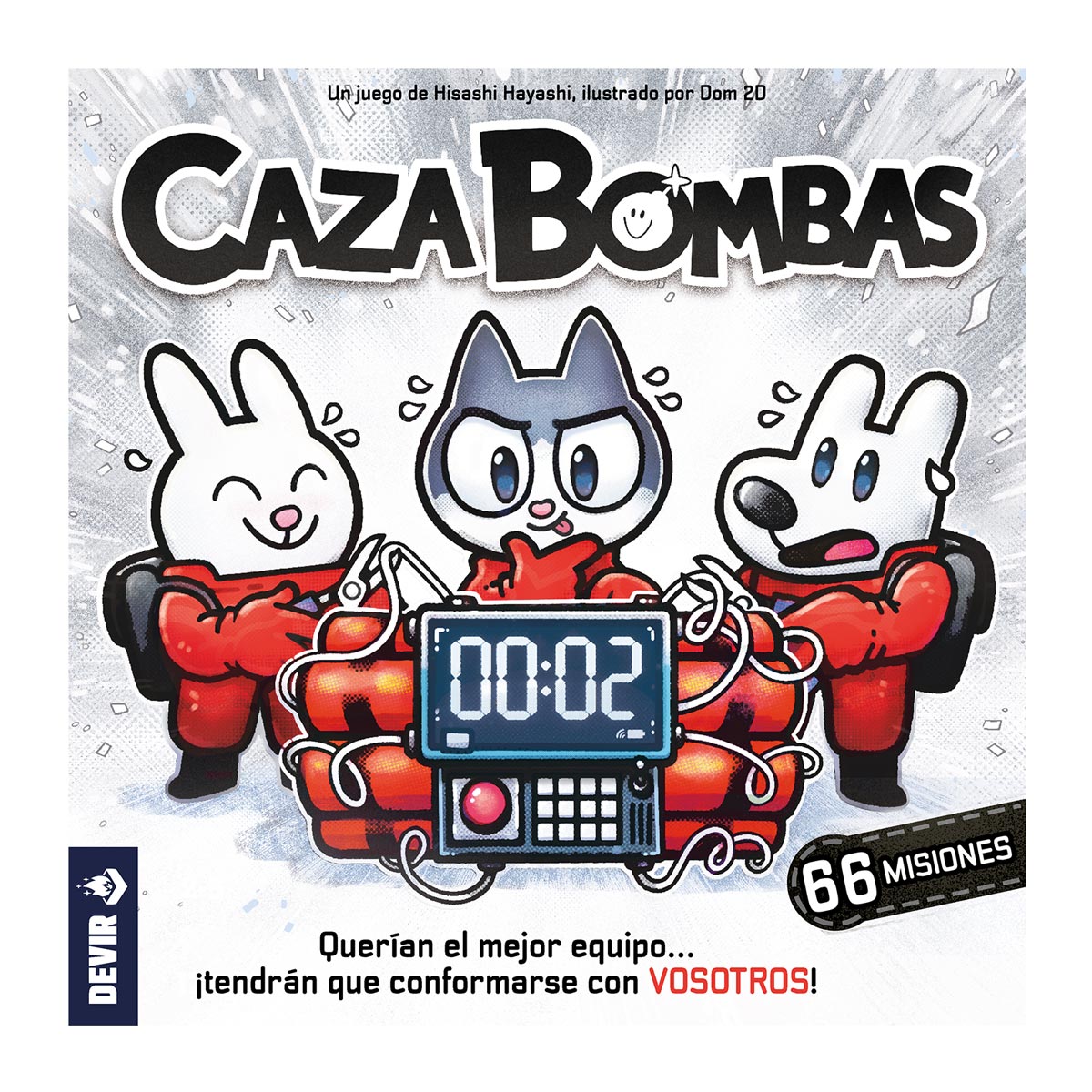 Caza Bombas Español Juego de Mesa
