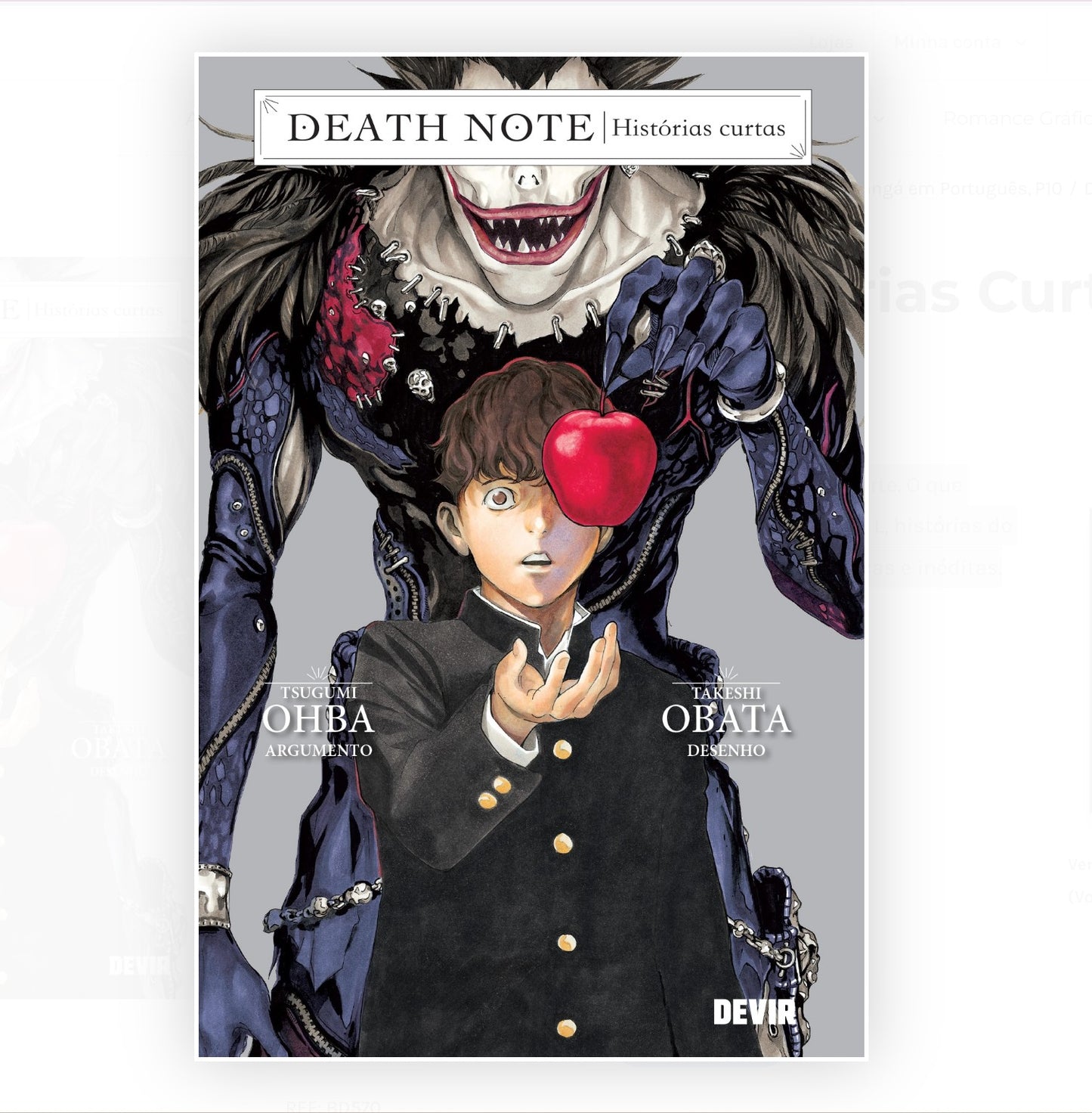 Death Note Històrias Curtas Manga em Português, Tsugumi Ohba e Takeshi Obata