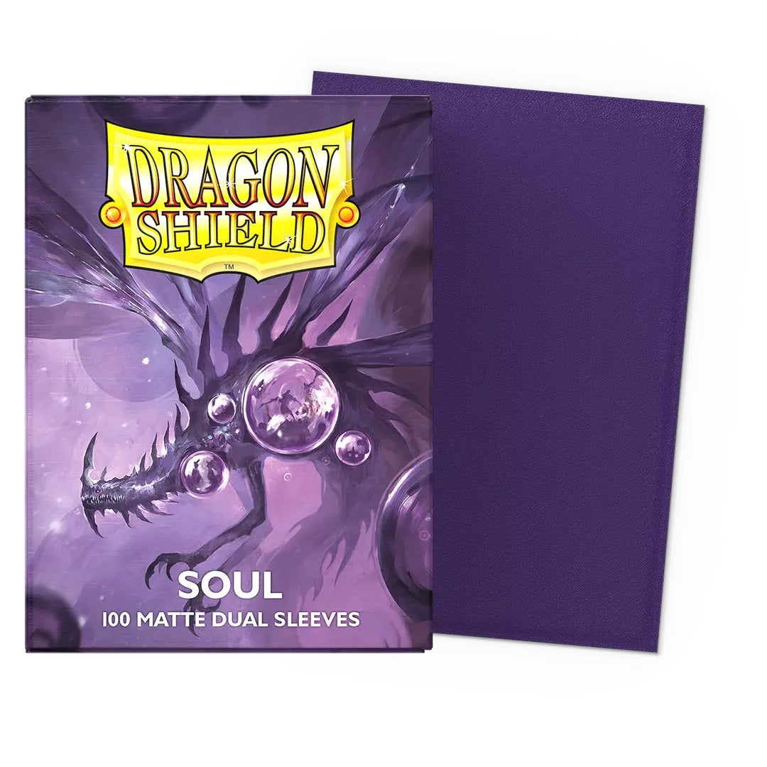 Fundas mate para cartas dobles Dragon Shield, 63 x 88, paquete de 100