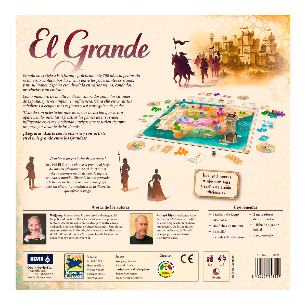 El Grande, Juego de Mesa, Edicíon en Español
