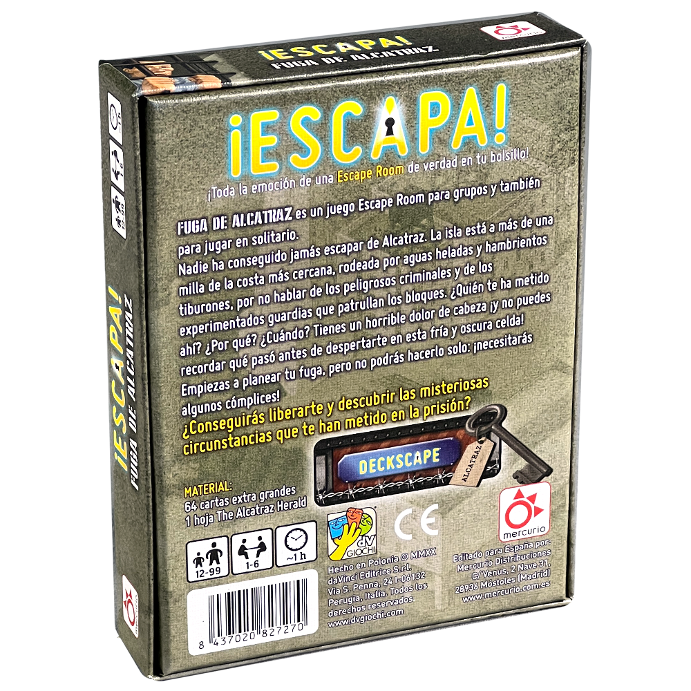 Escapa: Fuga de Alcatraz, Edicíon en Español