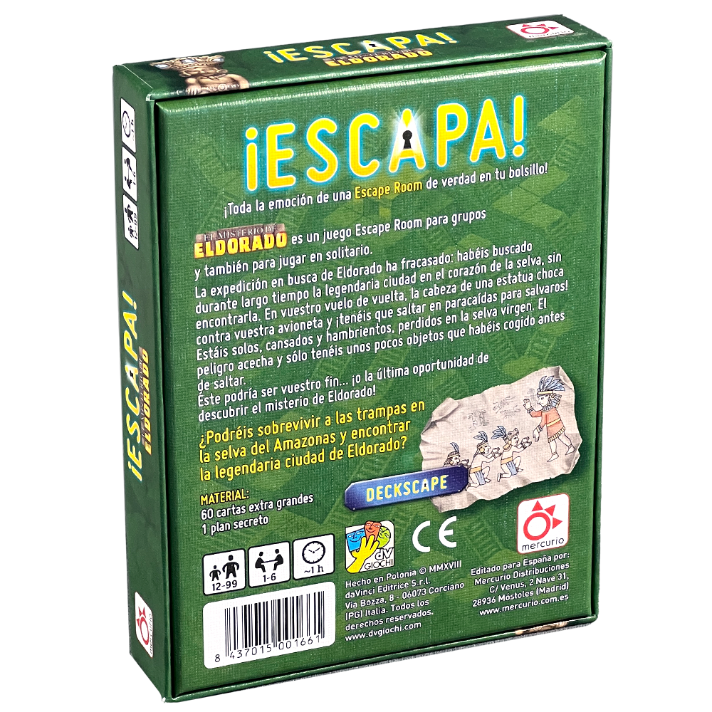 Escapa: El Misterio de Eldorado, Edicíon en Español