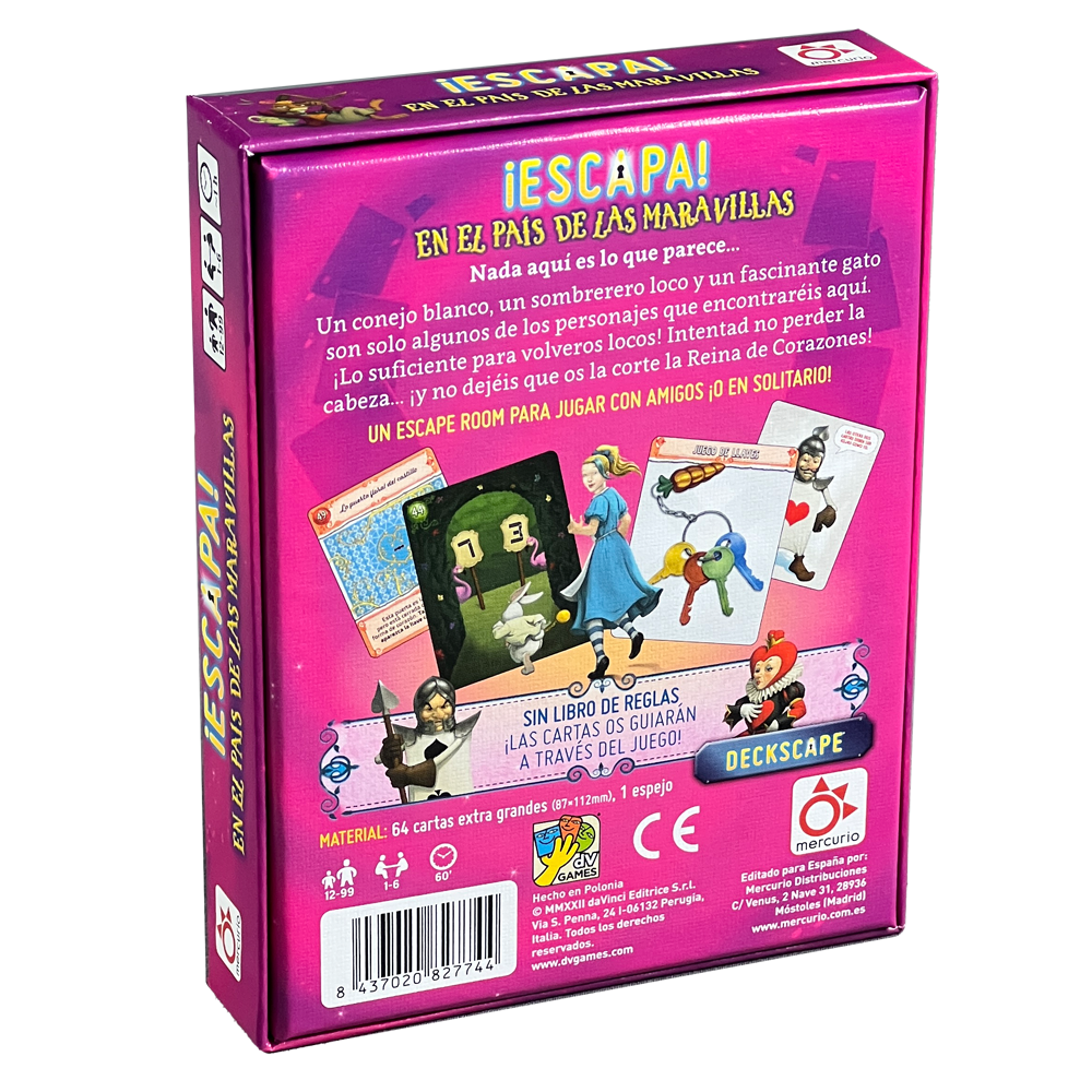 Escapa: En El País De Las Maravillas, Edicíon en Español