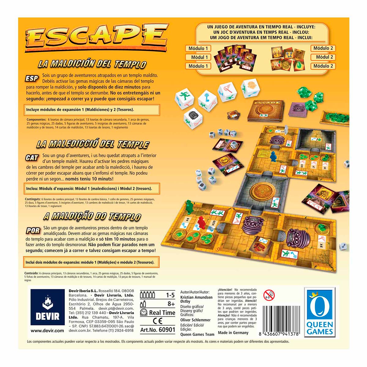 Escape: La maldición del templo (PT, ES)