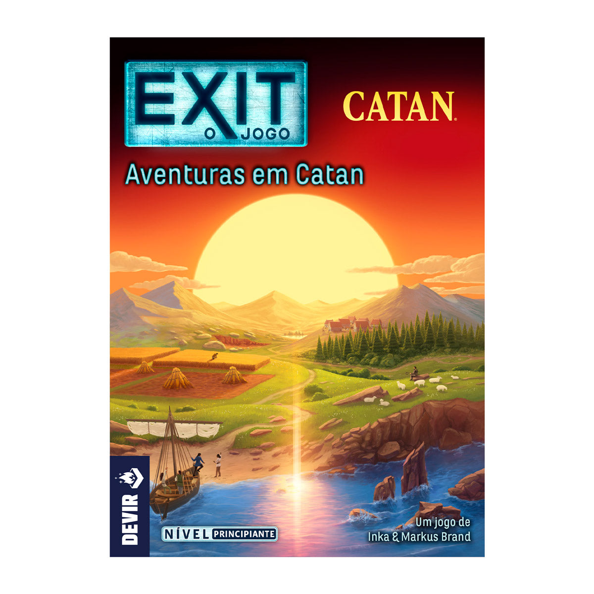 Exit: Aventuras em Catan Tabuleiro em Portugûes