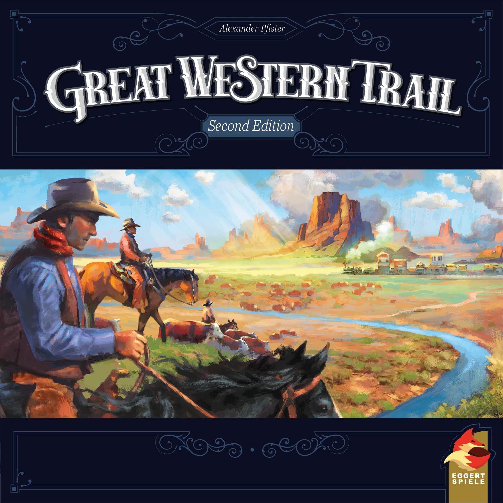 Great Western Trail by Alexander Pfister, English Board Game