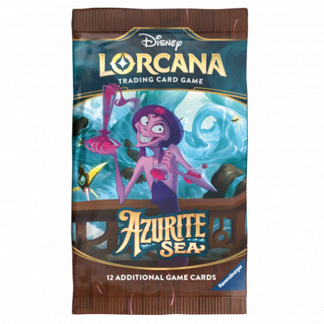 Disney Lorcana Azurite Sea: Booster Pack, 12 Cards (EN)