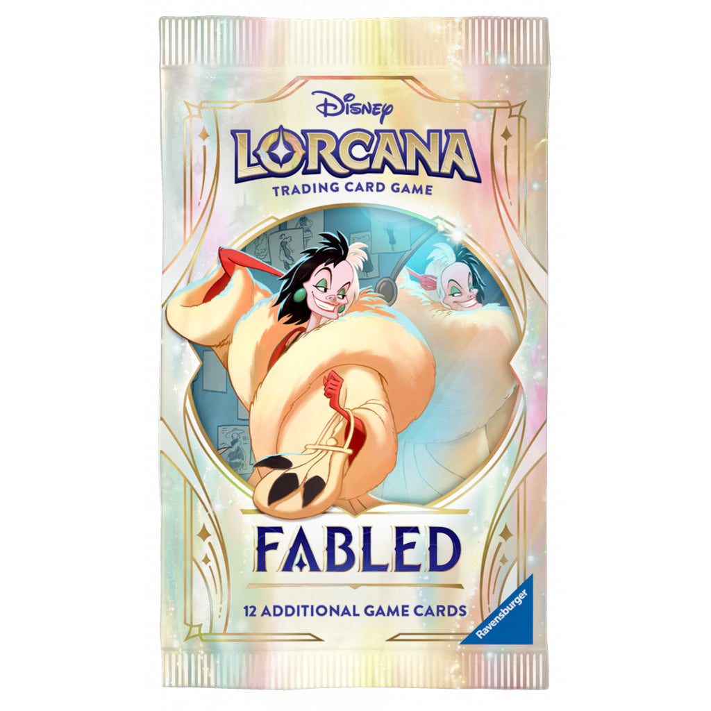 Disney Lorcana Azurite Sea: Sobre de refuerzo, 12 cartas (EN)