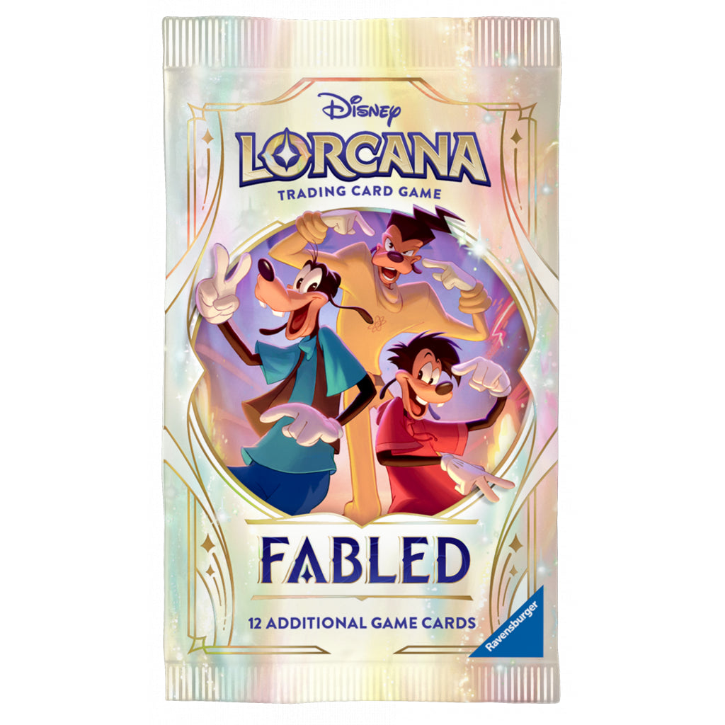 Disney Lorcana Azurite Sea: Sobre de refuerzo, 12 cartas (EN)