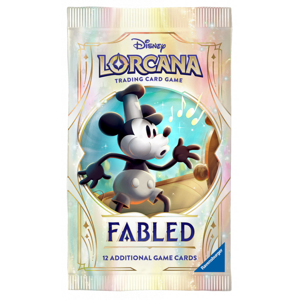 Disney Lorcana Azurite Sea: Sobre de refuerzo, 12 cartas (EN)