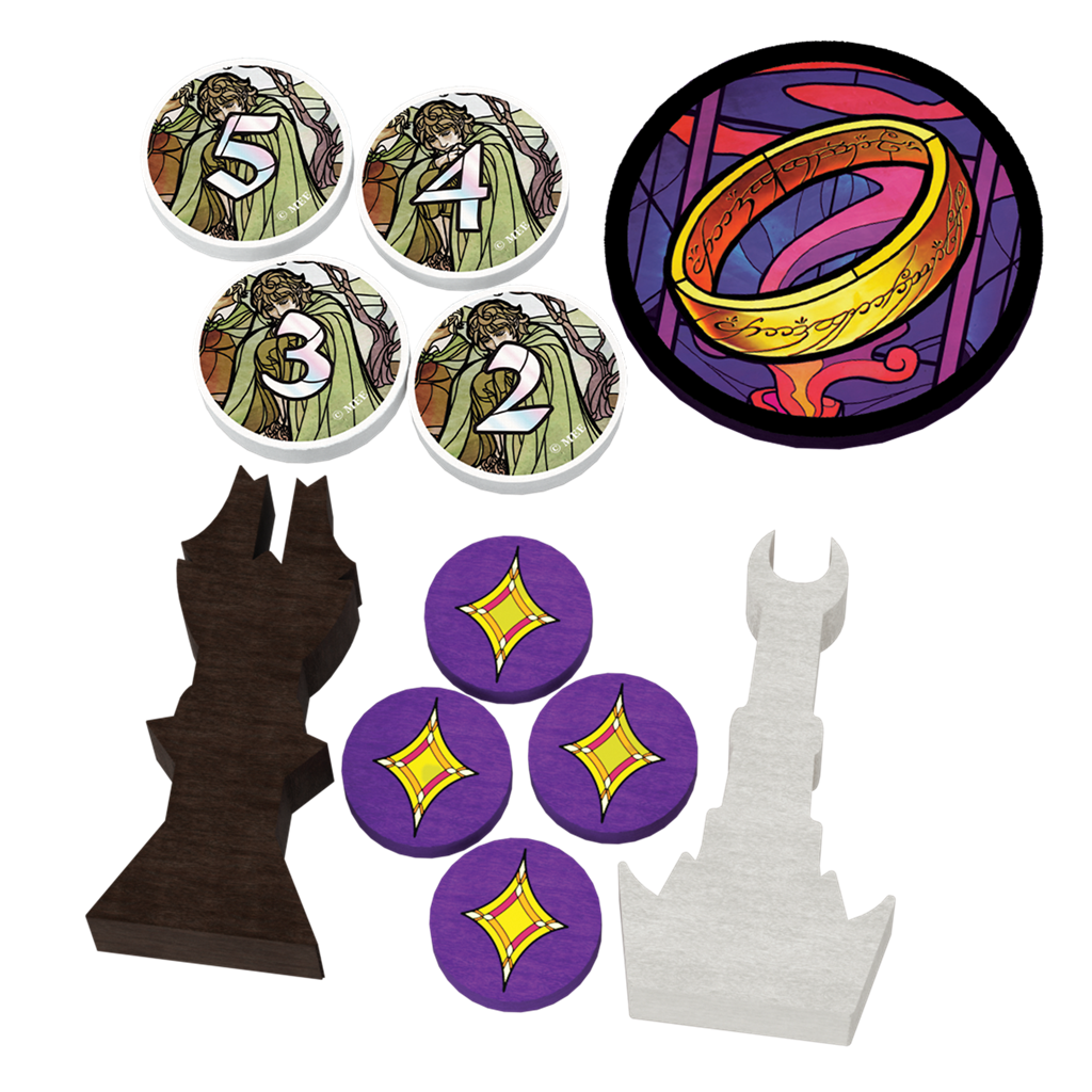 Las Dos Torres: El Juego de Bazas (LOTR Two Towers Trick Taking Game), Edicíon en Español