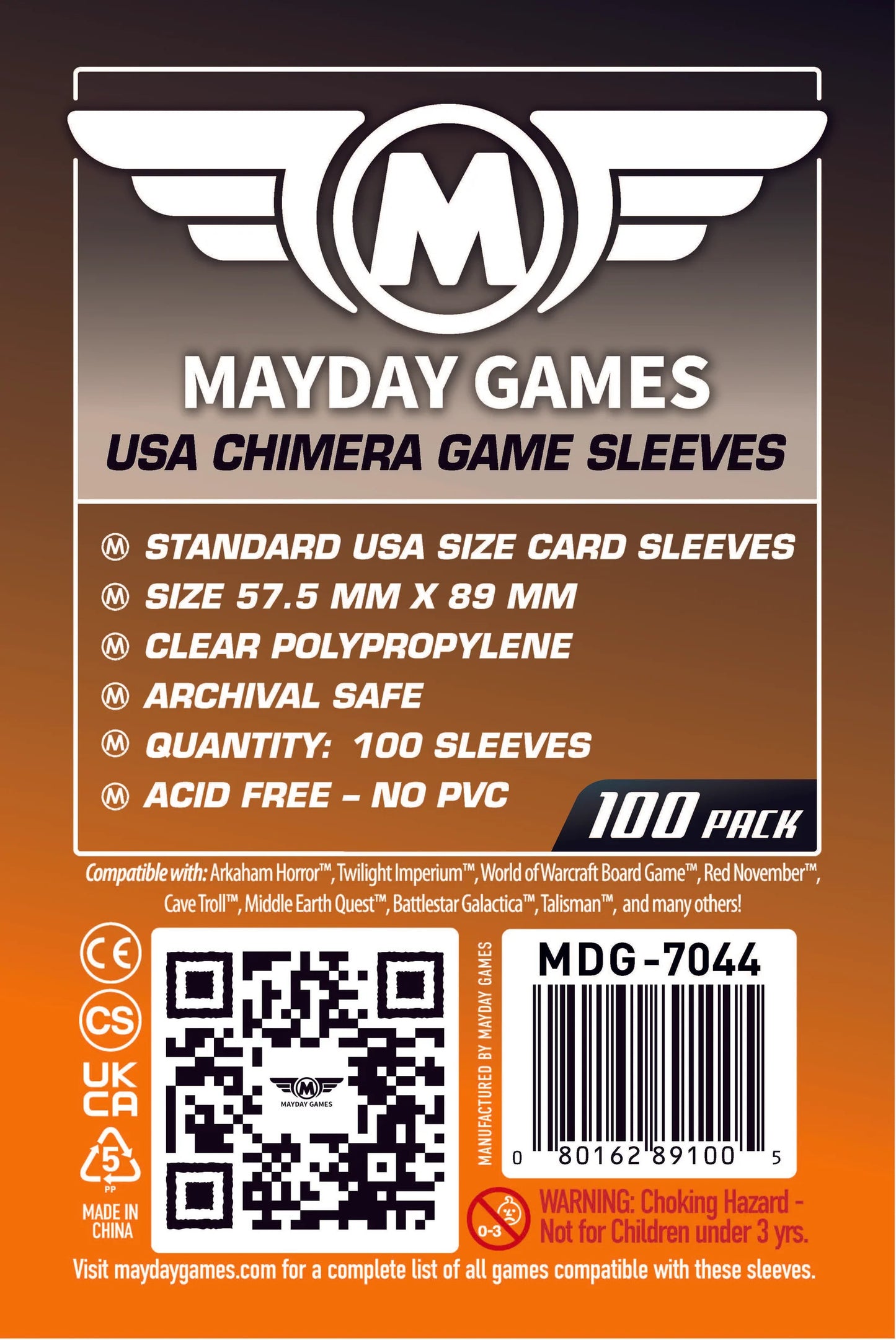 Fundas para cartas Mayday: normales, paquete de 100
