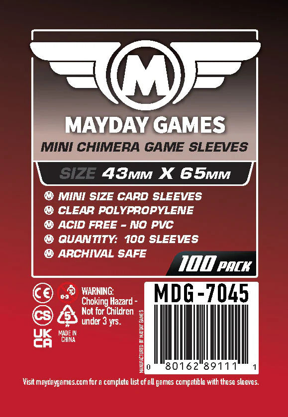 Fundas para cartas Mayday: normales, paquete de 100