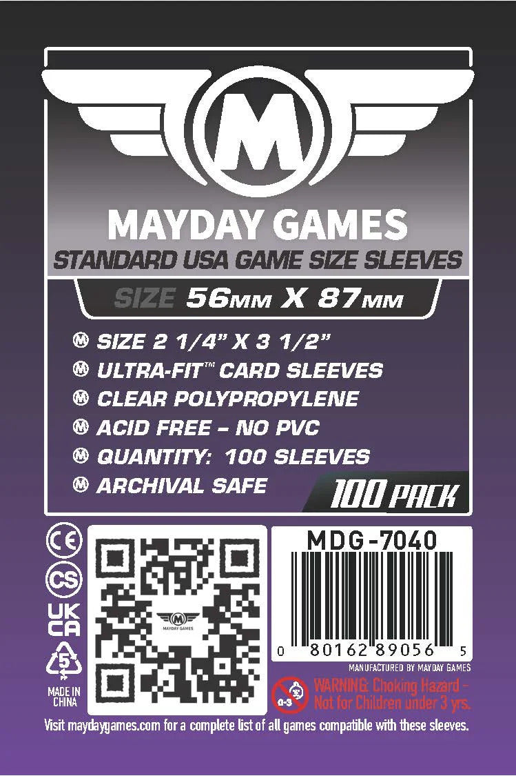 Fundas para cartas Mayday: normales, paquete de 100