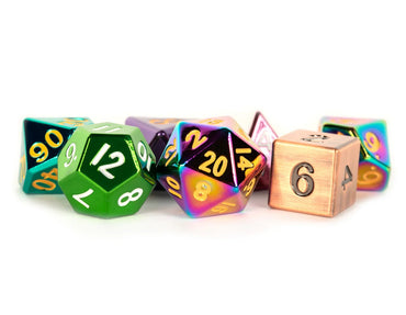 Adopt a Misfit Metal Dice Set 16mm Polyhedral Dice Set