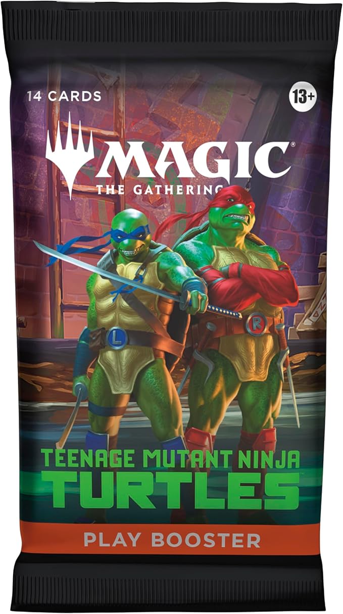 Magic The Gathering Teenage Mutant Ninja Turtle Booster Pack of 14 Cards, English Edition