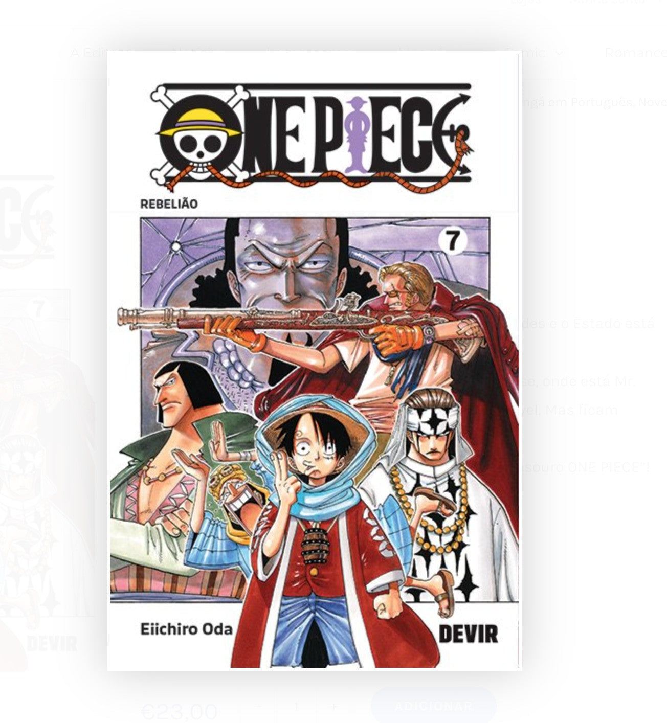 One Piece Vol. 7 Manga in Portuguese, by Eiichiro Oda