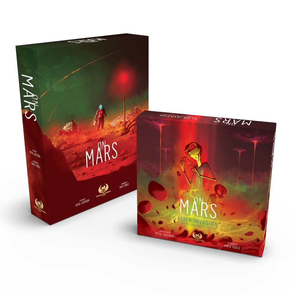 On Mars: Alien Invasion Expansion, English Edition
