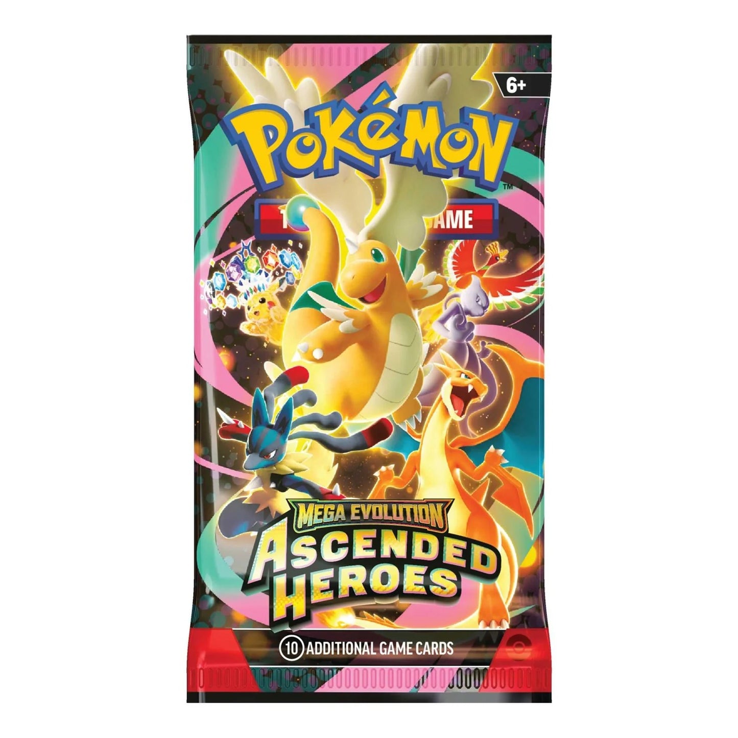 Pokemon Mega Evolution: Ascended Heroes Booster Bundle of 6 Packs, English Edition
