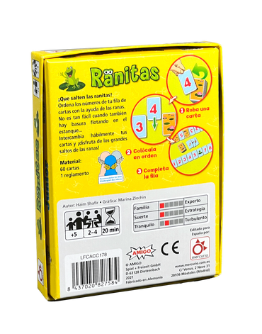 Ranitas, Edicíon en Español