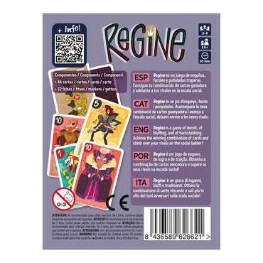 Regine, Edição em Portugûes, Espanhol e Inglês