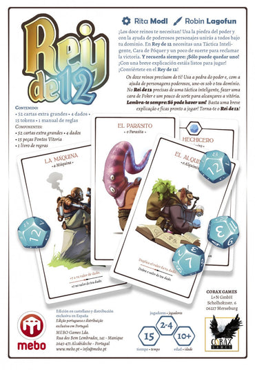 Rei de 12, Edição em Portugûes