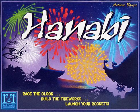 Hanabi Extra Board Game, Used, English Edition