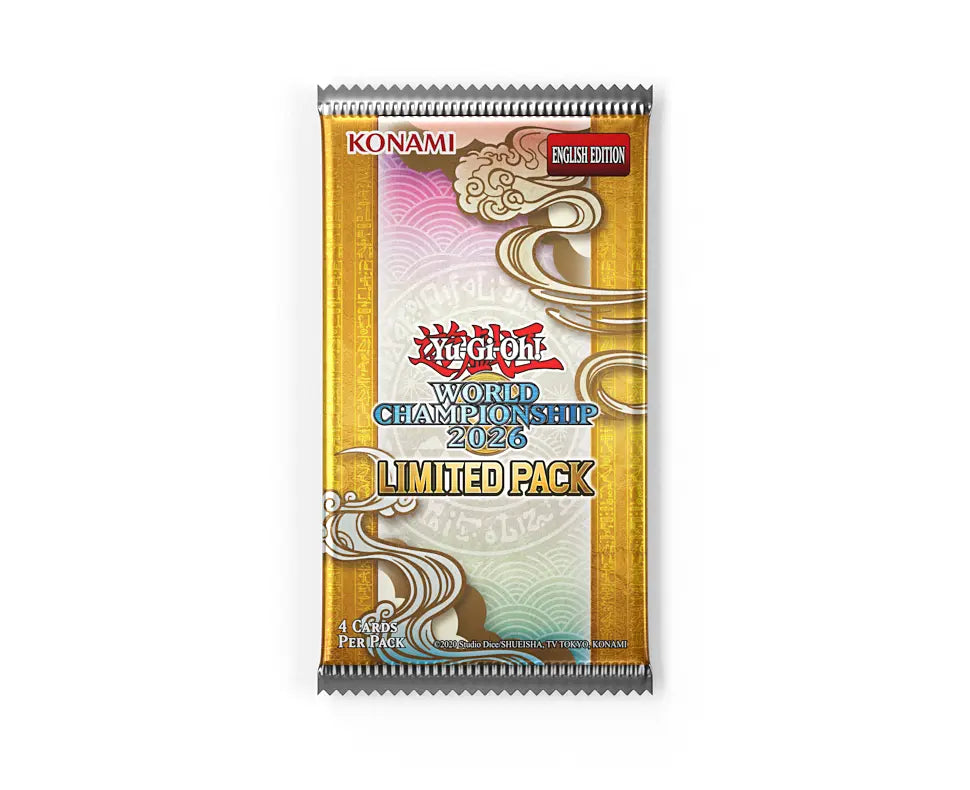 Yu-Gi-Oh Limited Pack World Championship 2026 Booster Pack of 10 Cards, English Edition