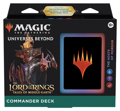 Magic The Gathering Lord of the Rings Commander Deck - The Hosts of Mordor, English Edition