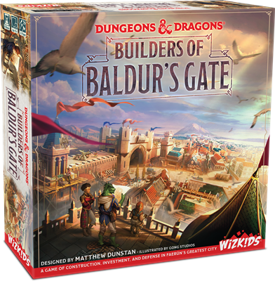 Dungeons & Dragons Builders of Baldur's Gate Board Game, English Edition