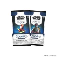 Star Wars Unlimited Icons Booster Display of 24 Packs, 9 Cards per Pack, English