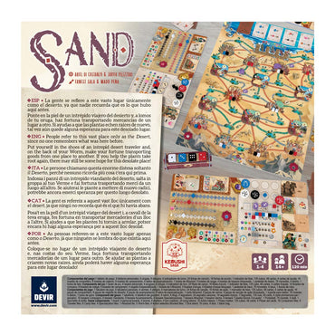 Sand, Portuguese Jogo de Tabuleiro, Usado