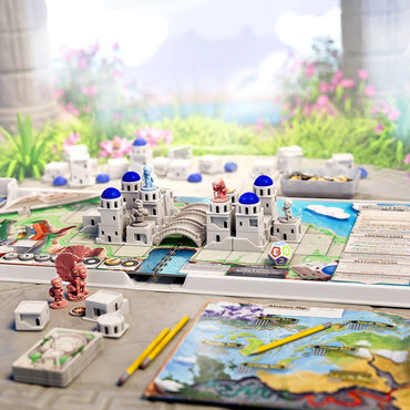 Santorini Riddle of the Sphinx Deluxe Board Game, English Edition