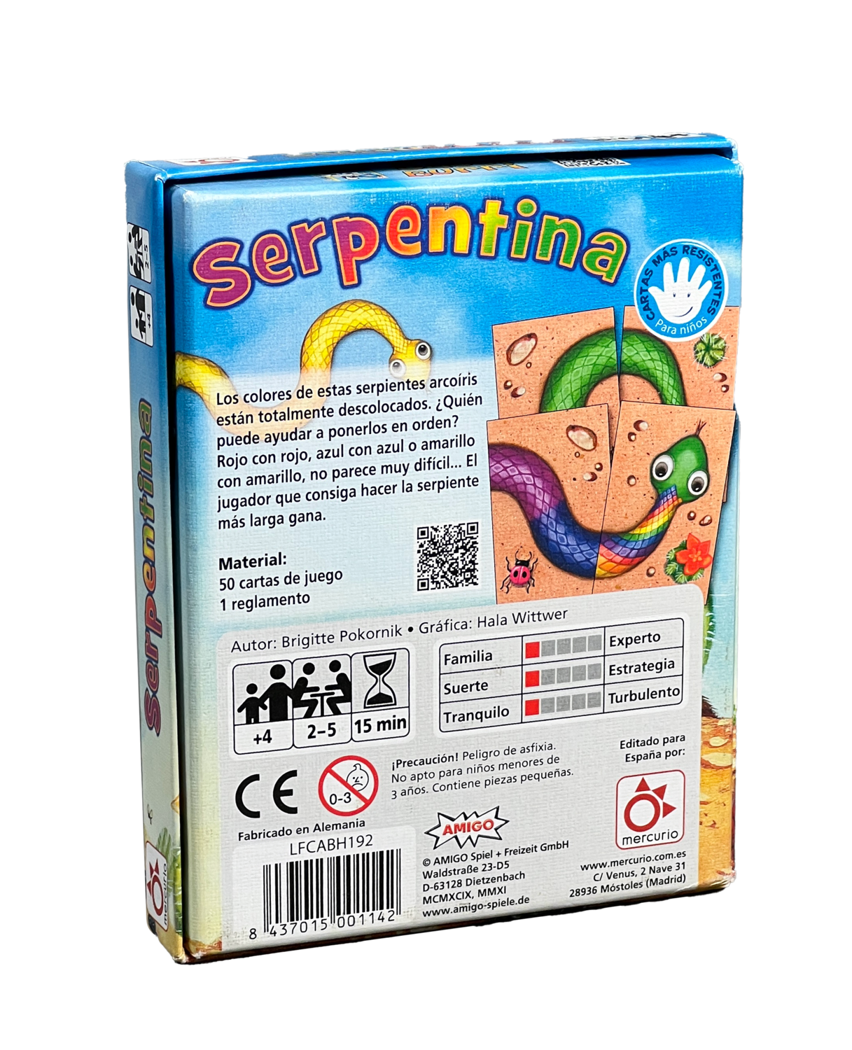 Serpentina, Edicíon en Español