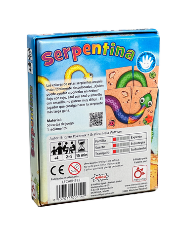 Serpentina, Edicíon en Español