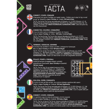 Tacta Board Game, English and Spanish Edition