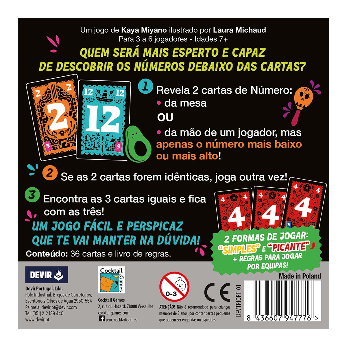 Trio, Ediçâo em Portugûes
