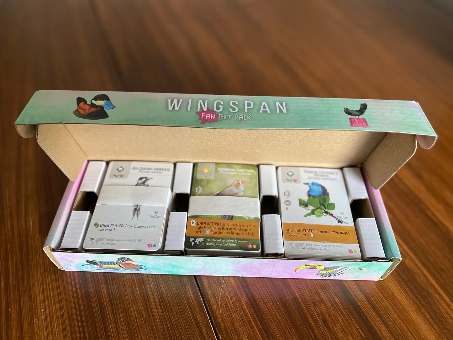 Wingspan: Tarjetas de fan art (EN)