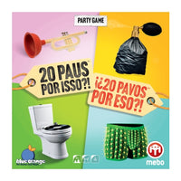 20 Paus Por Isso, Portugûes Jogo de Tabuleiro