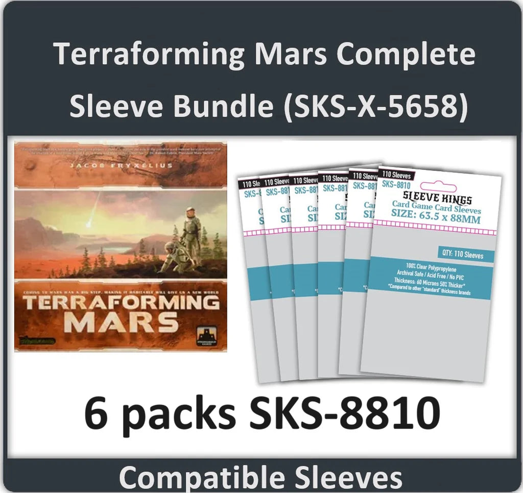 Paquete de fundas compatibles con Terraforming Mars
