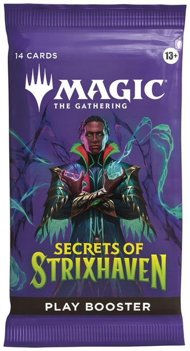 Magic The Gathering Strixhaven Play Booster Display Box, 30 Packs of 14 Cards, English Edition