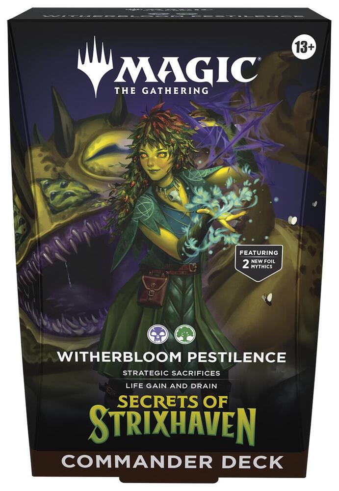 Magic The Gathering Strixhaven Commander Deck - Witherbloom Pestilence, English Edition