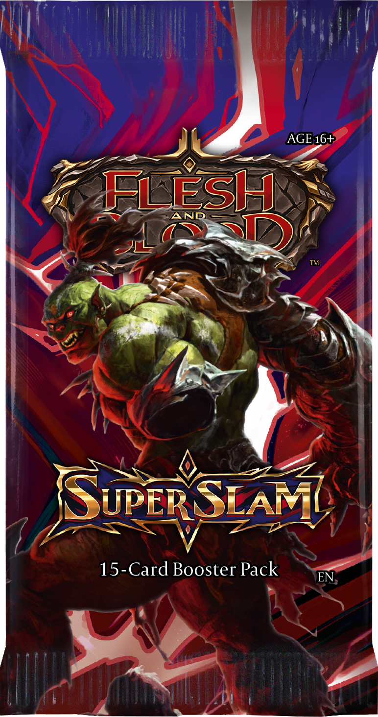 Flesh and Blood Super Slam: Booster Pack of 15, English Edition