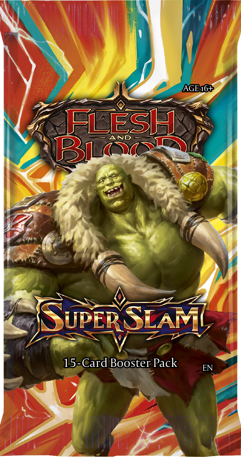 Flesh and Blood Super Slam: Booster Pack of 15, English Edition