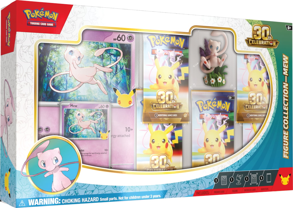 Pokemon 30th Celebration Figure Collection - Mew, English Edition